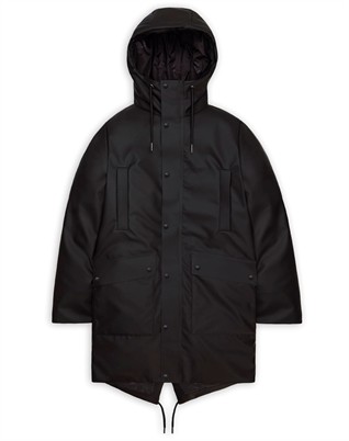Nome Long Parka Jakke - Black